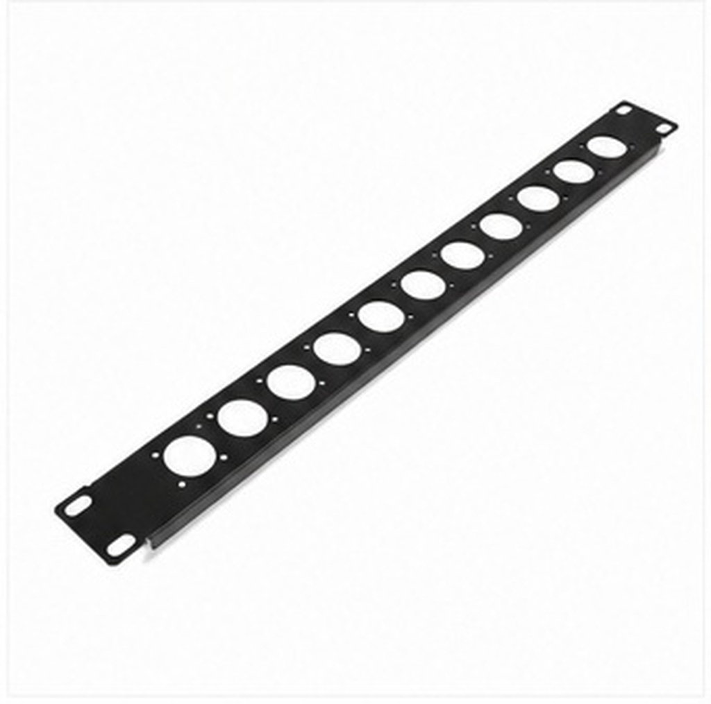 Cable Organizer - 1U 12-портовая панель для аудиокабелей с