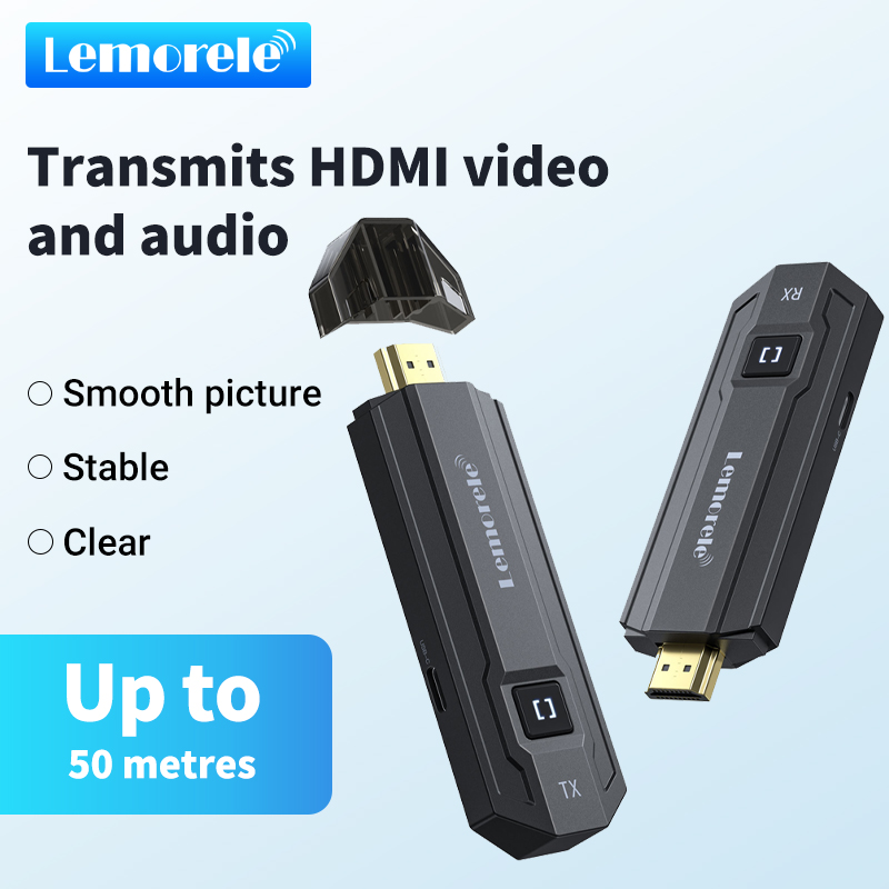 Hdmi Adapter - Беспроводной HDMI-передатчик-приемник Lemorele, комплект для передачи