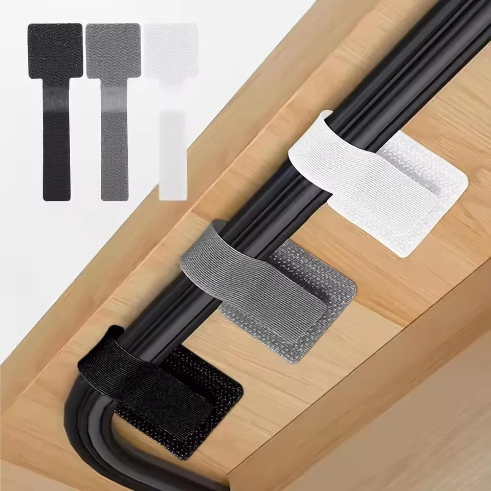Cable Organizer - Новые многоразовые кабельные стяжки с самоклеящейся