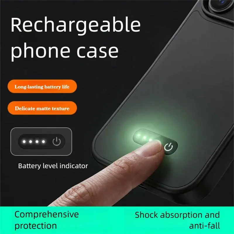 Power Bank - Чехол-аккумулятор для iPhone 16 Pro, 2500