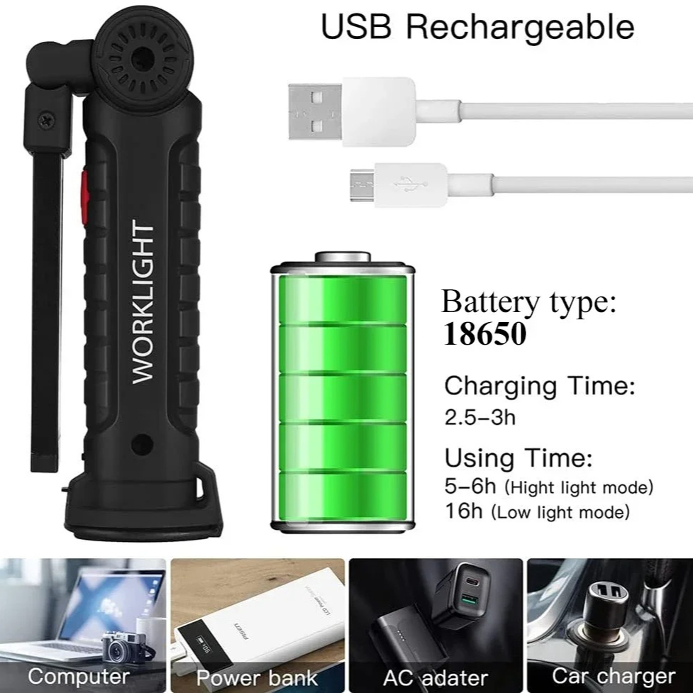 Портативный светодиодный фонар – обзор и цена Power Bank
