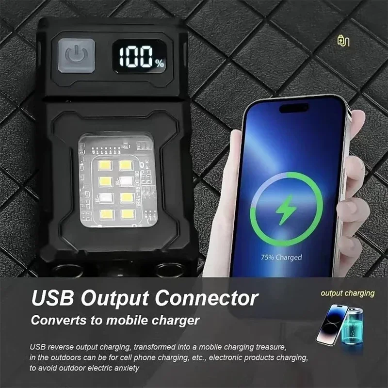 Магнитный фонарик, рабочий све – обзор и цена Power Bank