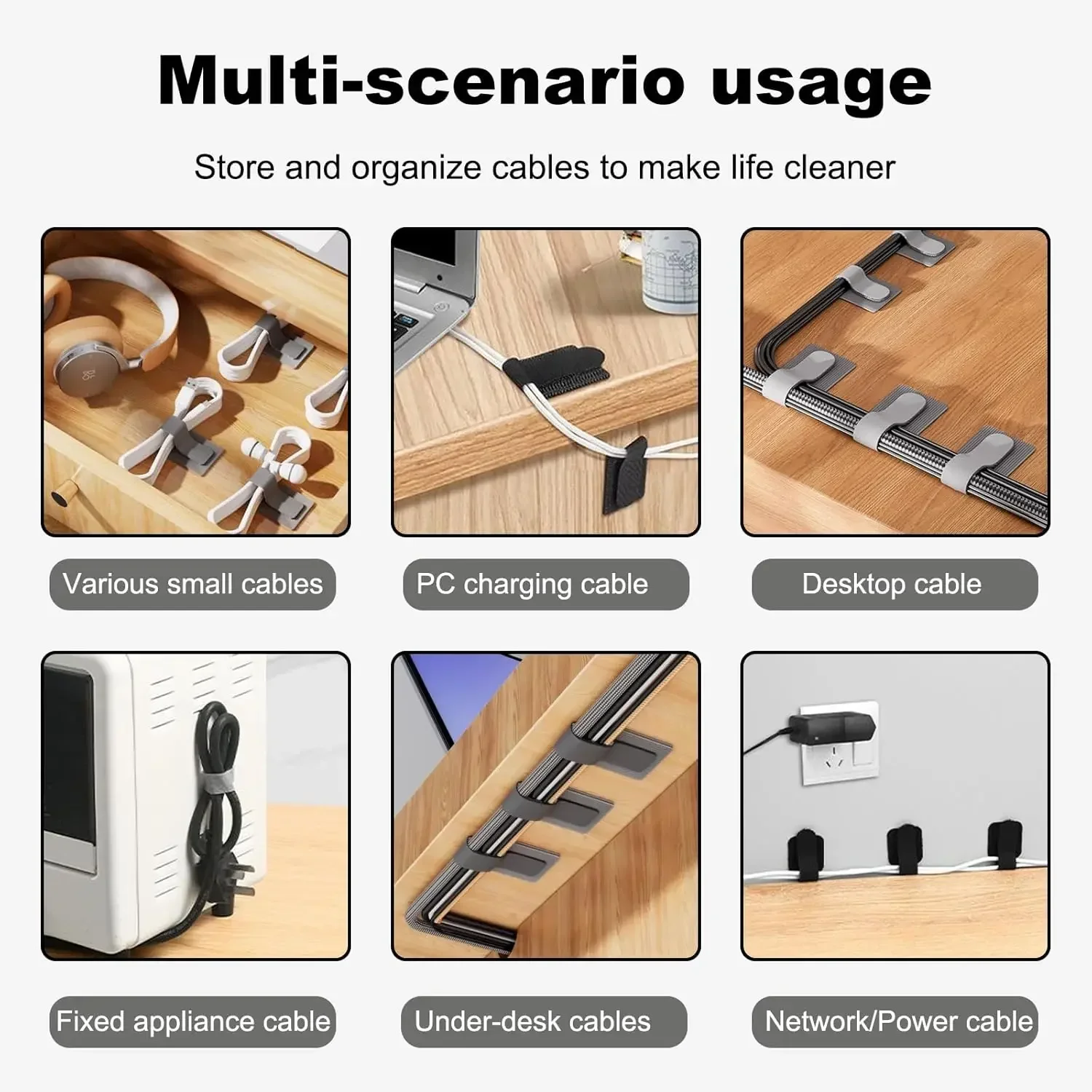 Новые многоразовые кабельные с – обзор и цена Cable Organizer